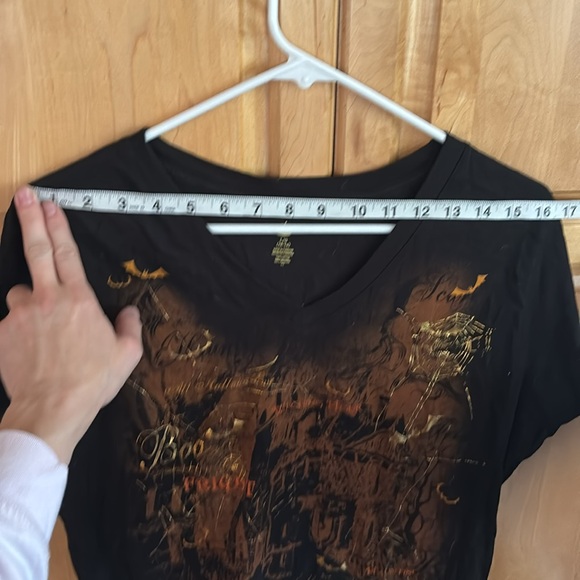 Awesome shirt size LG12–14 black, gold orange awesome design comfy 100% cotton - Picture 13 of 14